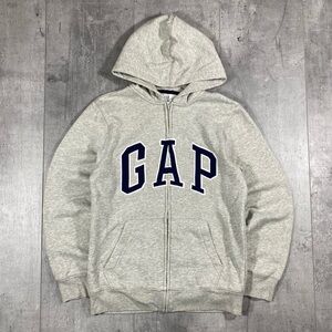 Grey GAP Zip-Up Hoodie